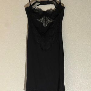 Black Lace Mini Dress